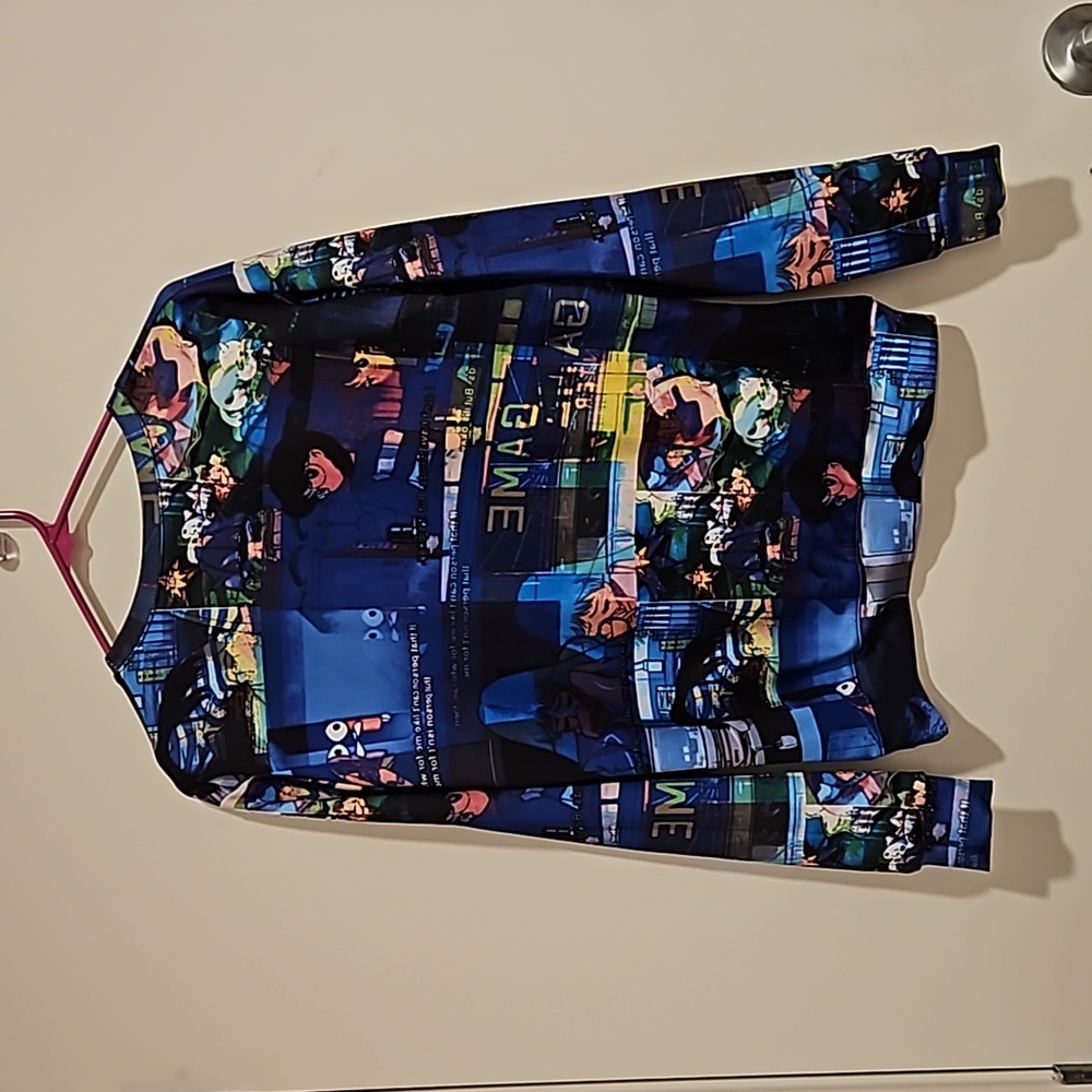 'In Control Clothing' UNISEX Anime vapewave graphic sweatshirt Medium - Picture 3 of 8